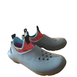 Air Jordan System .23 Cool Grey Gym Red Slip On Clogs Removable Bootie Size 9